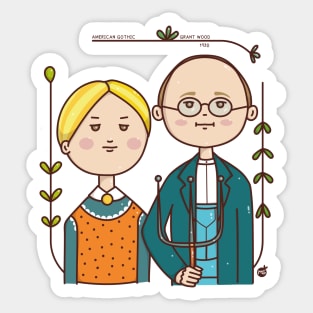 American Gothic MS Sticker